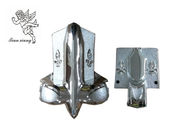 Angolo decorativo funereo d'argento del cofanetto della materia plastica con la barra d'acciaio