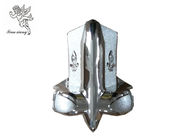 Angolo decorativo funereo d'argento del cofanetto della materia plastica con la barra d'acciaio