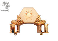 L'ottone ha personalizzato l'angolo del cofanetto della mobilia della bara con la stella pp materiale