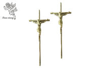 Dimensione 37×13.7 cm, Gesù dell'incrocio del cofanetto di Gesù dell'oro 3 # bara pp trasversali materiale