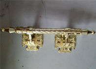 Hardware della bara di dimensione standard, maniglie bronzee della bara della decorazione di colore dell'oggetto d'antiquariato
