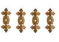 Forma pallida dell'incrocio della decorazione della superficie del sostegno della bara dell'oro per la vite del cofanetto