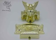L'argento ha lucidato il placcaggio degli ornamenti unici della bara di progettazione dell'hardware del cofanetto