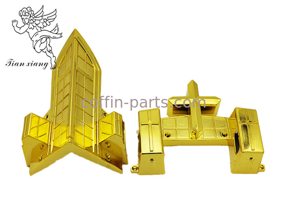 Arredamento per bare in oro ABS in plastica angolo del cassonetto con decorazione a croce