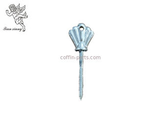 Adult Casket Surface Coffin Fittings Screw 1# Silver Color African Style