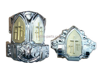 Funeral Decoration Casket Corners With Multi Pattern Design / Color