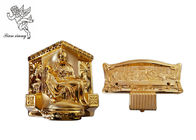 Accessori di plastica del cofanetto dell'oro, fornitori funerei stile americani dei montaggi della bara