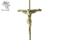 Dimensione 37×13.7 cm, Gesù dell'incrocio del cofanetto di Gesù dell'oro 3 # bara pp trasversali materiale