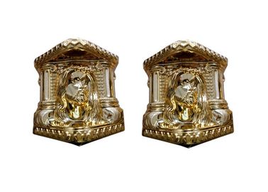 Parti su misura di una dimensione standard della bara, accessori d'angolo del cofanetto del cofanetto con le barre d'acciaio