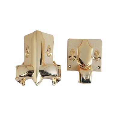 Croce trasversale della bara materiale di colore pp dell'oro dell'incrocio 37×13.7cm del cofanetto