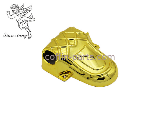 ABS Plastic Material Silver Casket Corners Casket Hardware With Metal Bars