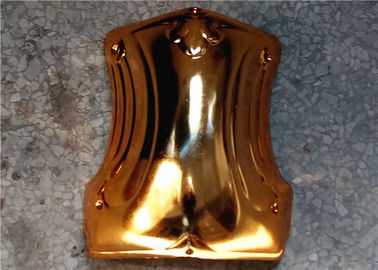 Dark Glod PP Recycle Plastic Material Coffin Accessories Casket Corner for swing handle