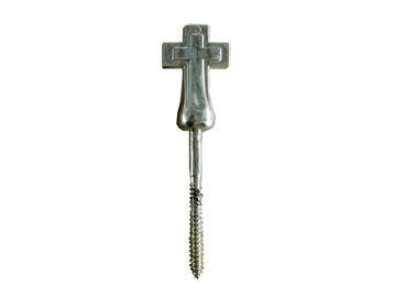 Cross Model Casket Hardware Wholesale Matching Bracket , Screw Coffin Fittings Suppliers