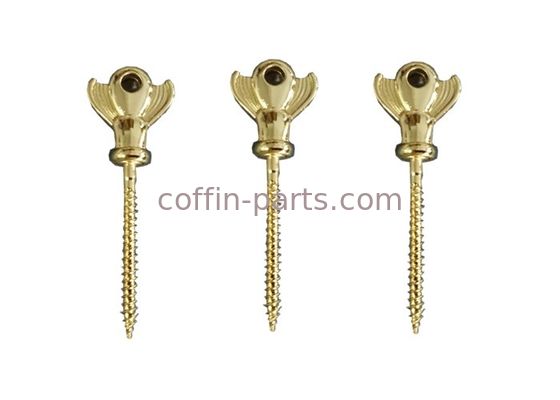 Funeral Decoration Coffin Screw 7#  Gold European Style Zinc Alloy Material