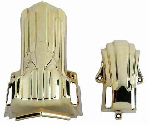 Gold Plastic Material Casket Hardware Corners Model 12