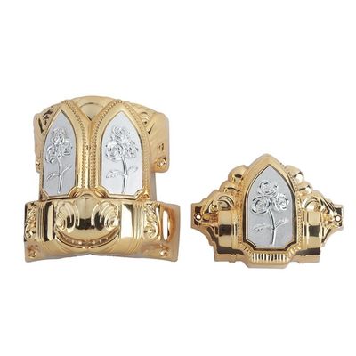 Plastic Metal Iron Silver Gold Madrid Casket Hardware 15-D#