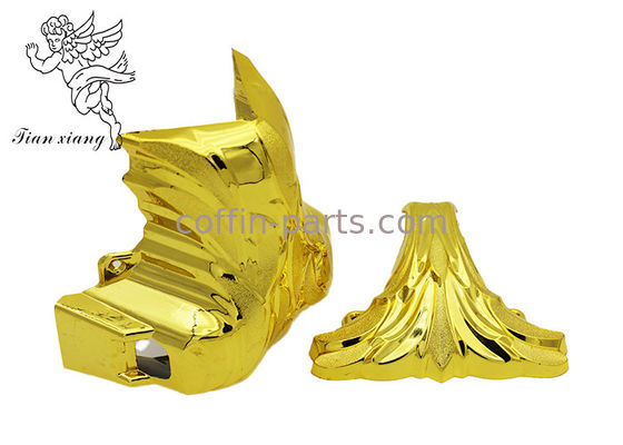 Angoli quadrati di bare personalizzati per ornamenti funerari