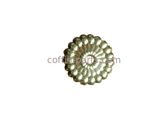 Montaggi rotondi della bara della decorazione del cofanetto, vendita all'ingrosso dell'hardware del cofanetto del sostegno della bara dell'oro