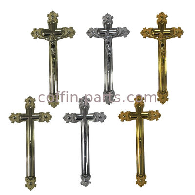 Croce ornamentale della bara di Gesù per il × funereo 20,8 cm di dimensione 44,8 di colore dell'oro