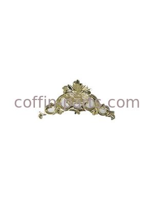 Fiore degli accessori del cofanetto di Deocoratvie con la superficie antica dell'ottone